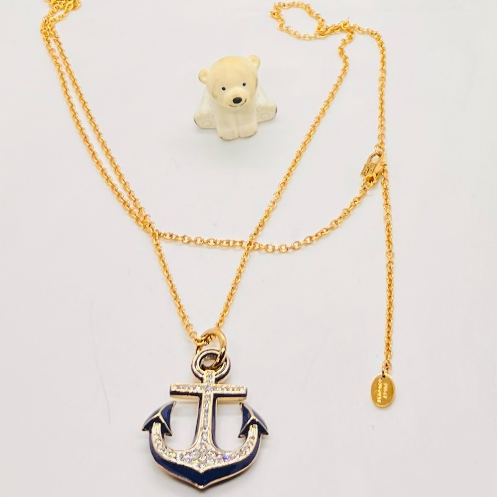 Brand new, Juicy Couture Blue Anchor Long Necklace